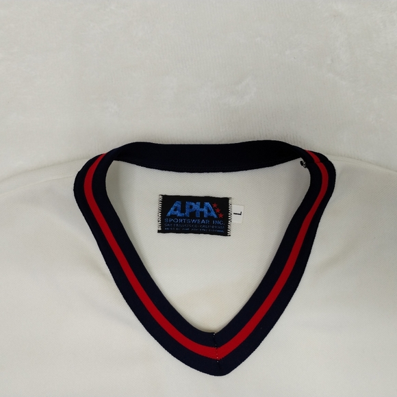 Alpha California Angels jersey original made in USA baseball v-neck pullover - Picture 13 of 14